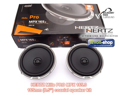 Hertz MPX 165.3 Mille PRO 6.5''(165mm) 2-way coaxial speaker kit; 200W Max