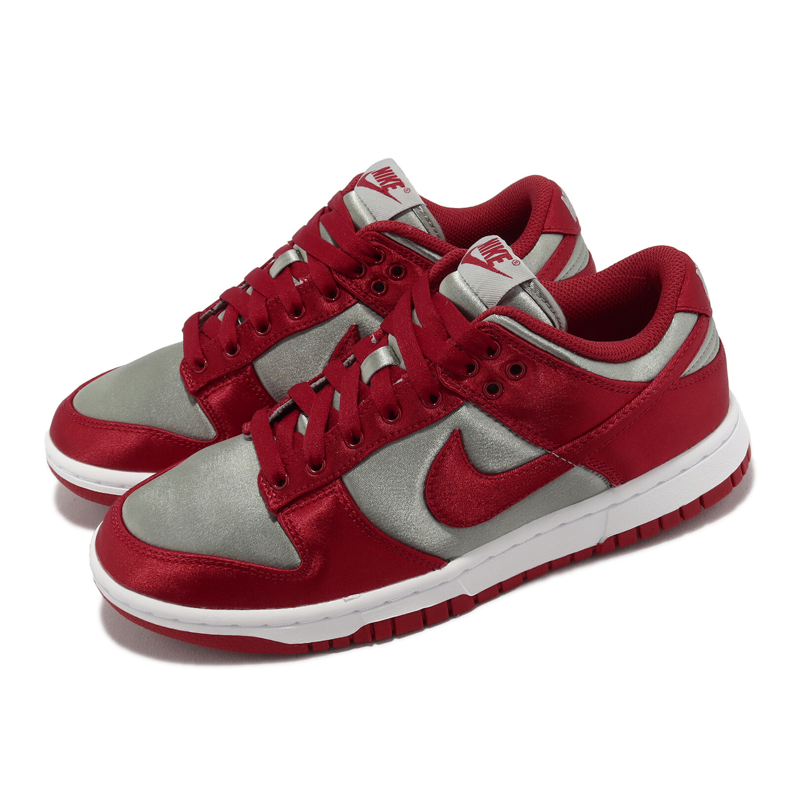 Nike Wmns Dunk Low UNLV Satin Medium Grey Red Women Casual Lifestyle  DX5931-001 | eBay