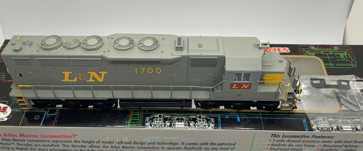 HO ATLAS 9287 MASTER SDP-35 LOCOMOTIVE LOUISVILLE & NASHVILLE L&N