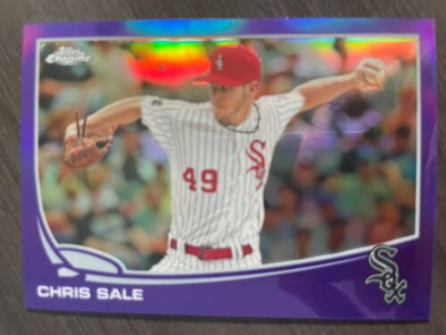 2013 Topps Chrome Chris Sale #187 Chicago White Sox Retail Purple Refractor - Picture 1 of 2