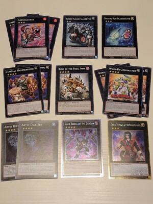 Yugioh XYZ (15) Card Mixed Lot 1st Ed Secret Ultra Super Gold VLP