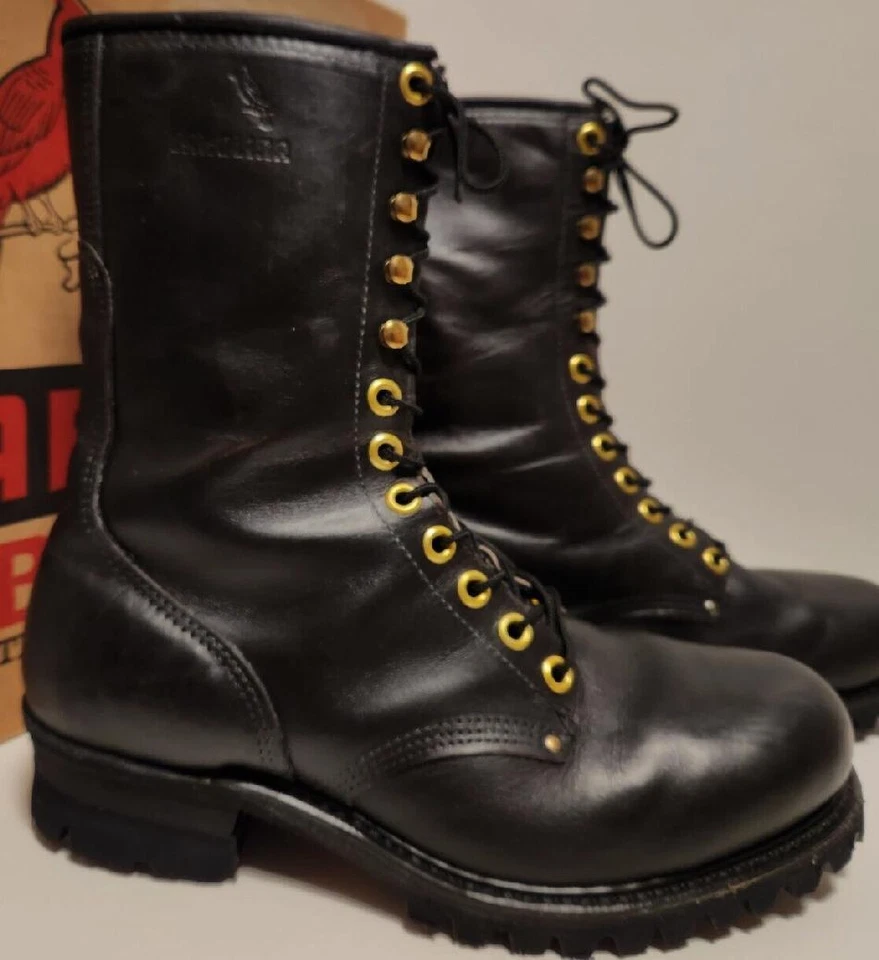 Bota de trabajo para motociclista Carolina 109 Logger punta de acero para hombre NUEVA EN CAJA Foto 3 de 4