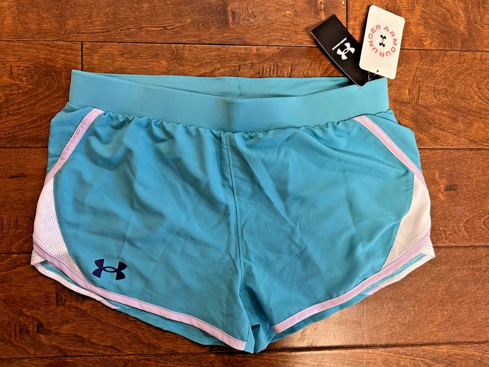 Under Armour Girls Fly By Running Shorts Big Kids Size 14-16 YLG