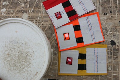 Porte-cartes Et Porte-passeport Voyage En Tuyau D'incendie Recyclé - Flame Gear - Bleu, Fait Main