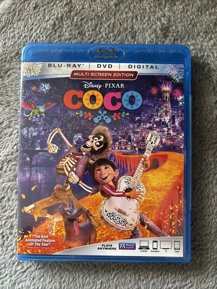Coco Blu-ray DVD Digital Multi-Screen edition Movie 786936856255|