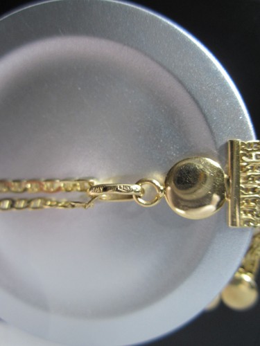 MID-CENTURY MODERN ESTATE 14K SOLID GOLD ITALY ROBOT PENDANT NECKLACE 6.69g, 24” - Picture 16 of 23