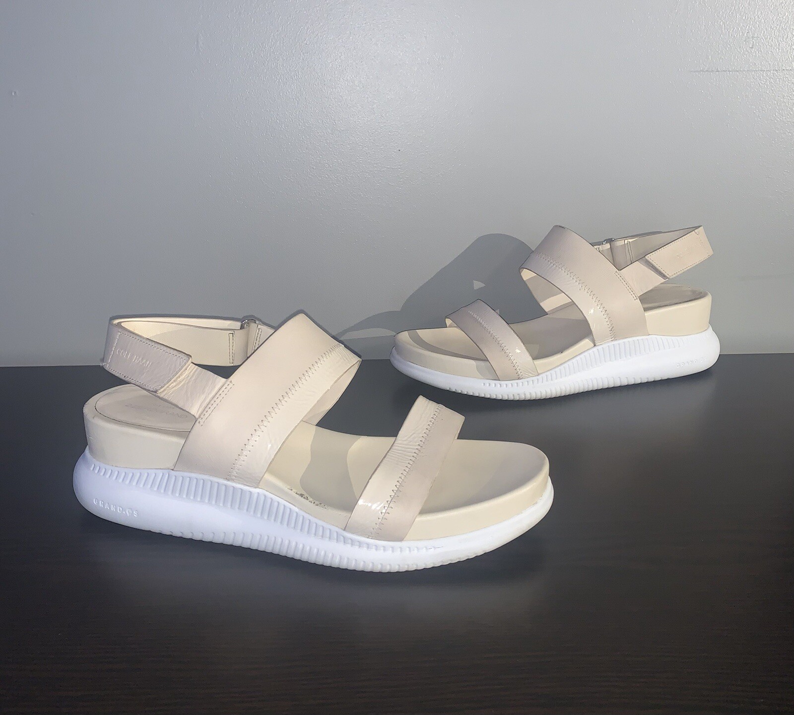 Cole Haan 2.Zero Grand Sandals Slingback Womens Size 10.5 Beige W10433 |  eBay