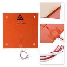 (220v 750w 310*310mm) 3D Printer Accessories Silicone Hot Heated Bed Heating BL