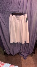 Wild Fable White V-Waist Midi Skirt New with Tags