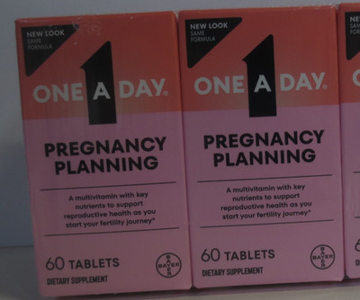 One A Day Pregnancy Planning Prenatal Multivitamin for Women - 2 OR 3 PK