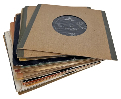 Beatles Elvis The Who Byrds Stones 7" Vinyl Singles Bundle 1960s UK - E28 O846