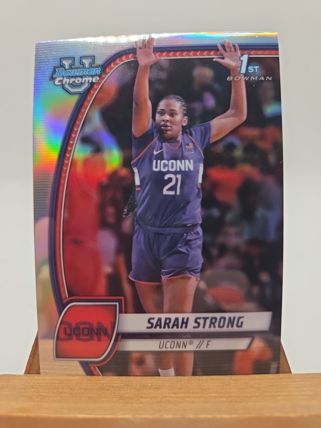 Sarah Strong 2024-25 Bowman U Chrome Chrome Refractor #62