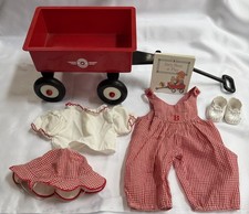 American Girl BITTY BABY Fun in The Sun Outfit Red Wagon Retired Shoes Socks etc