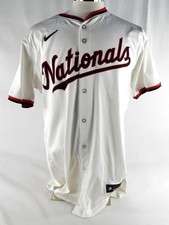 2024 Washington Nationals Roddery Munoz #76 Game Issued White Jersey 46 036