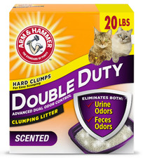 Arm  Hammer Double Duty Advanced Dual Odor Control Clumping Litter
