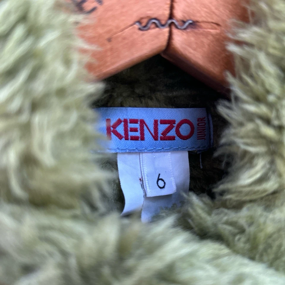 Abrigo Vintage Kenzo Junior Floral Forrado en Vellón Niñas 6 Multicolor Foto 3 de 4