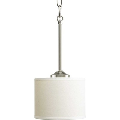 Progress Lighting P5065 Nickel Inspire Single Light 7''W Mini Pendant