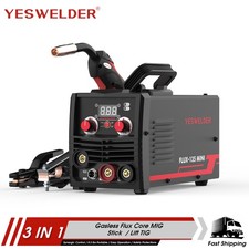 135Amp MIG Welder,110V Flux MIG/ Stick Welding Machine