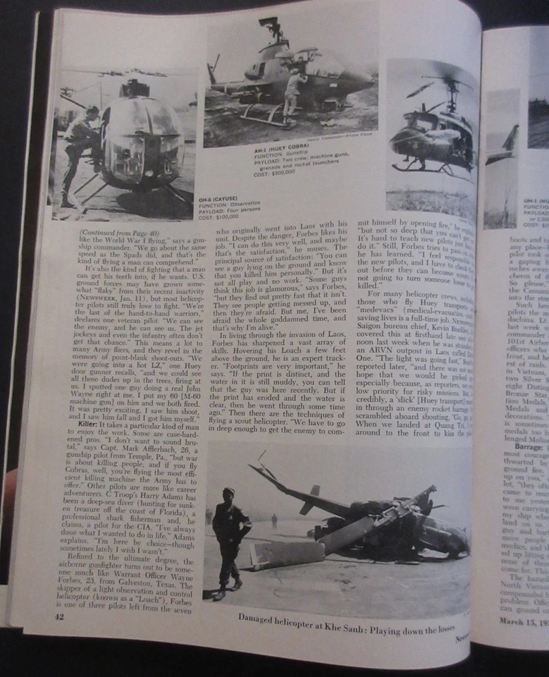 Newsweek March 15, 1971 The Helicopter War Vietnam US Army RARE - VG Condition - Image 3 of 4