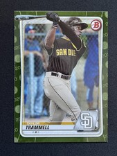 2020 Bowman Prospects Camo - Taylor Trammell #BP-130 San Diego Padres