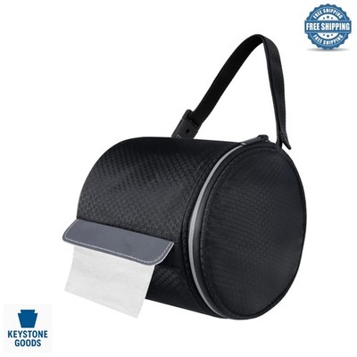 Waterproof Portable Hanging Toilet Paper Holder for Camping, Bathroom & Travel