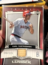2005 Upper Deck Trilogy - Generations Past Carl Yastrzemski #PA-YA Lumber...