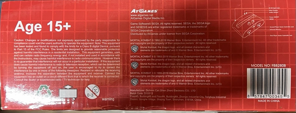 Consola de juegos clásica AtGames SEGA Genesis Sonic 25 aniversario Foto 3 de 4