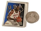 Shaquille O'Neal US Olympic Basketball 999 Silver 1 oz. Coin #347 COA Skybox