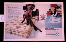 Sealy Posturepedic Sleep System 1971 90 aniversario celebración anuncio impreso 55823