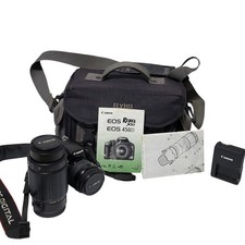 Canon EOS Rebel XSi Digital SLR Camera with EF 35-80mm Lens and Telephoto Lens