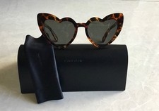 475 Authentic SAINT LAURENT PARIS LOULOU YSL SL181 Havana Heart Sunglasses