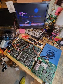 MORTAL KOMBAT 2  PCB JAMMA ARCADE BOARD SET REVISION 3.1 WORKING!!!! MIDWAY 