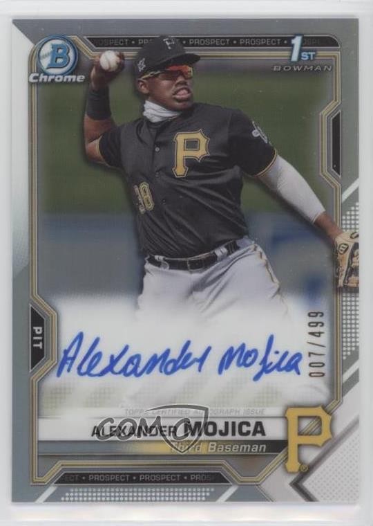 2021 Bowman Chrome Prospect Refractor 7/499 Alexander Mojica #CPA-AM Auto 0m4r