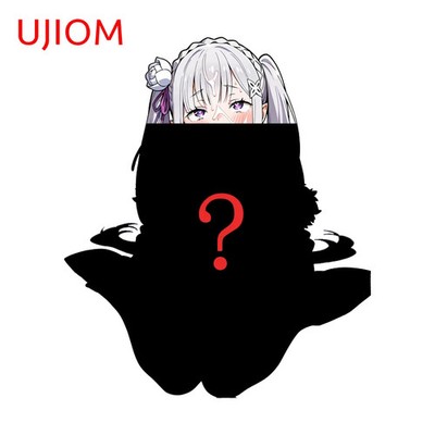 UJIOM Emilia Anime Character Wall Sticker Elegant Attractive Adhesive Decal