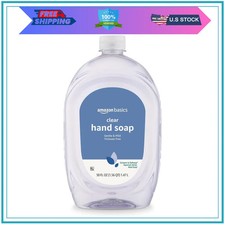 Amazon Basics Gentle Mild Clear Liquid Hand Soap Refill 50 Fluid Ounces 1 Pack