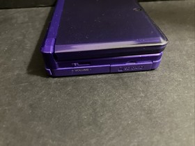 Nintendo 3DS Purple Handheld Console Bundle w/ Case & Mario Game CTR-001 2GB