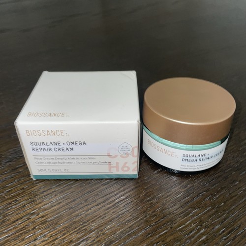 USED / Biossance Squalane Omega Repair Face Cream Deeply Moisturizes Skin 50ML