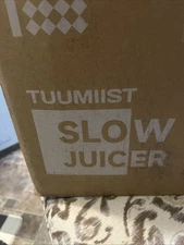 TUUMIIST Slow Juicer Cold Press W/ Extra Large Feed Chute Easy Clean NOB- Pics