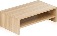 Monitorständer Holz Ergonomisch für Laptop Drucker Fernseher 42,5x23,5x14cm