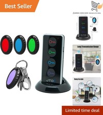 Key Finder Waterproof 100dB Loud Sound 4 Receivers Long Range Up to 131ft