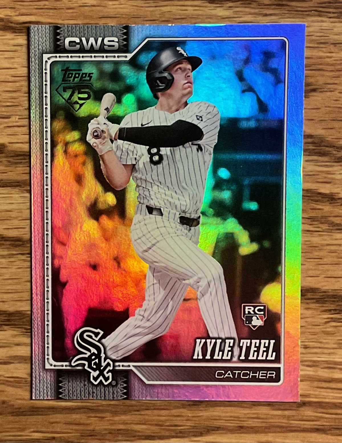 2026 Topps Kyle Teel - Chicago White Sox - Rainbow Foil - card #201