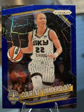 2025 Panini Prizm WNBA Blue Velocity Prizm Courtney Vandersloot Chicago Sky