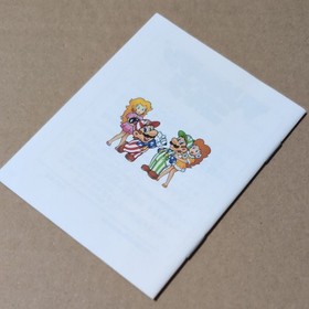 Box theory exists Mario Open Golf Nintendo Famicom FC Retro Game Box has dirt