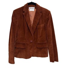 Evan-Picone x Lord Taylor Vintage Corduroy Blazer M Brown Business Work Career