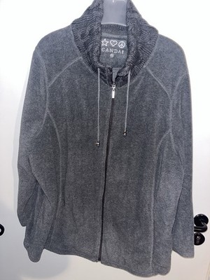 C&A Canda Damen Strickjacke Jacke Pulloverjacke Fleecejacke Größe XXL 2XL TOP