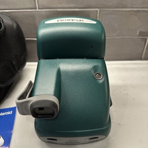 Vintage POLAROID ONE STEP EXPRESS INSTANT 600 FILMKAMERA grün mit Tragetasche - Bild 4 von 6