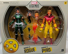 Hasbro Marvel Legends Series Marvel   s Rogue and Pyro 6  Action Figure toy Set