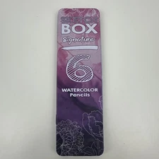 SketchBox Signature 6 Watercolor Pencils Pocket Set w/ Tin Art Drawing NEW