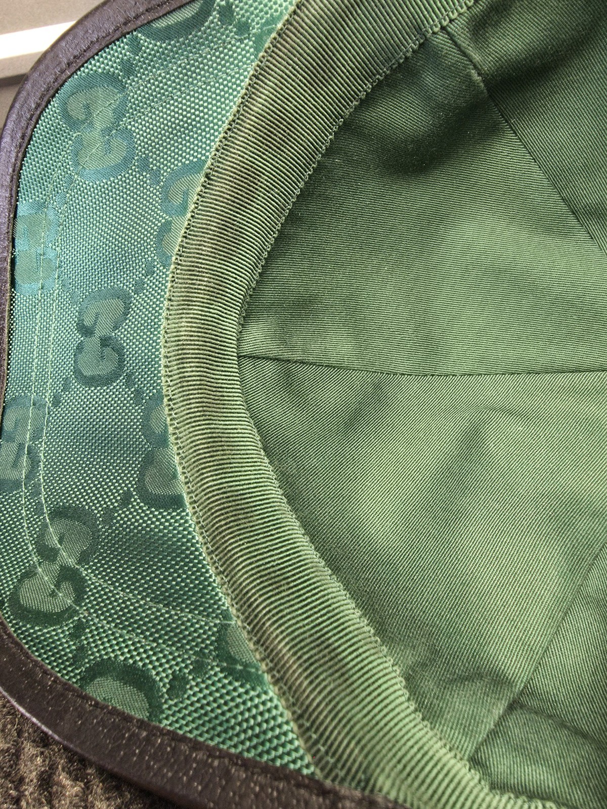 Gucci Monogram Off The Grid Adjustable Baseball Cap Econyl Leather image 10