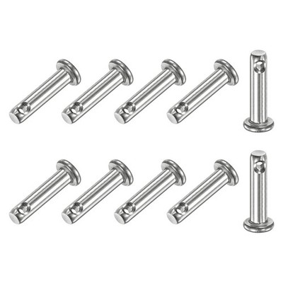 General Purpose - 10 Pcs Stainless Steel M4x16mm Fork Pins